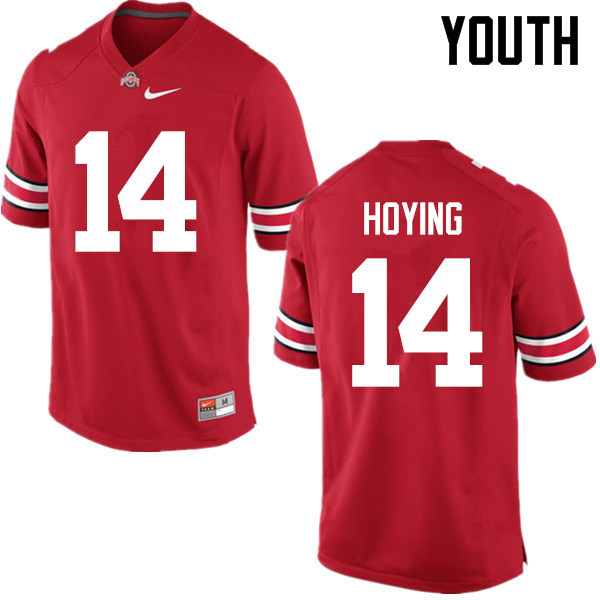 Youth Ohio State Buckeyes #14 Bobby Hoying Red Game College Stitched Football Jersey 23JZ048VE